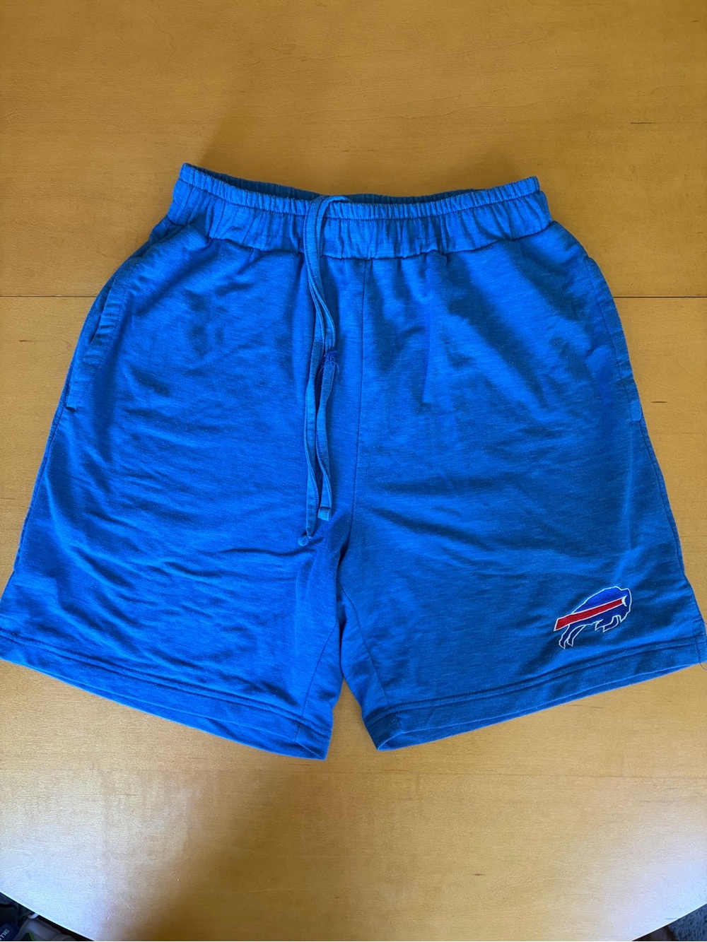 Blue Men's Athletic Shorts with Buffalo Bills Logo